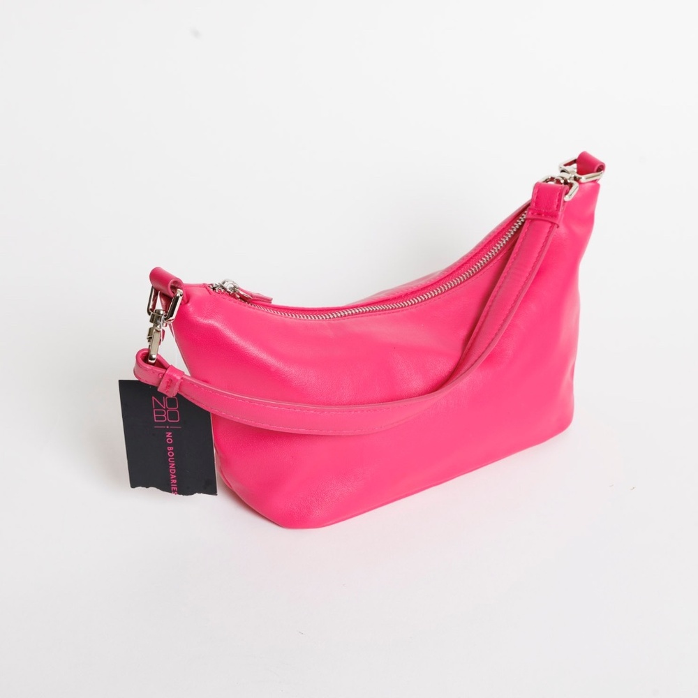 NWT No Boundaries NOBO Pink Contemporary Tulip Hobo Bag
